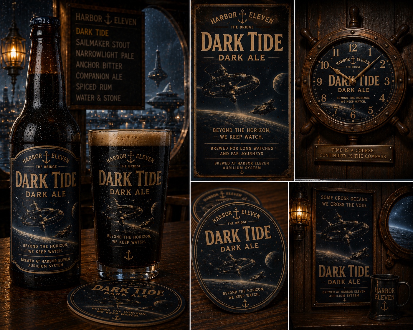 Harbor Eleven Brewing Dark Tide Dark Ale product showcase