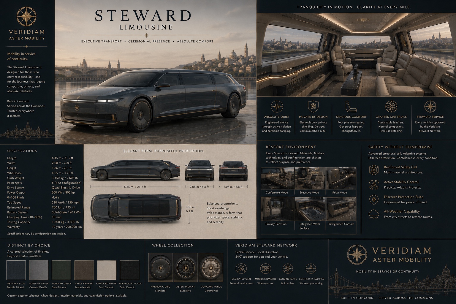 Veridiam Aster Mobility Steward Limousine