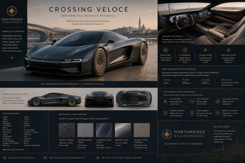 Northbridge Engineering Crossing Veloce product plate